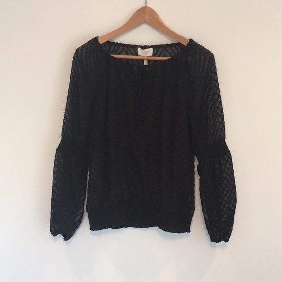 Laundry By Shelli Segal Tops - Laundry by Shelli Segal Black Blouse Size 2